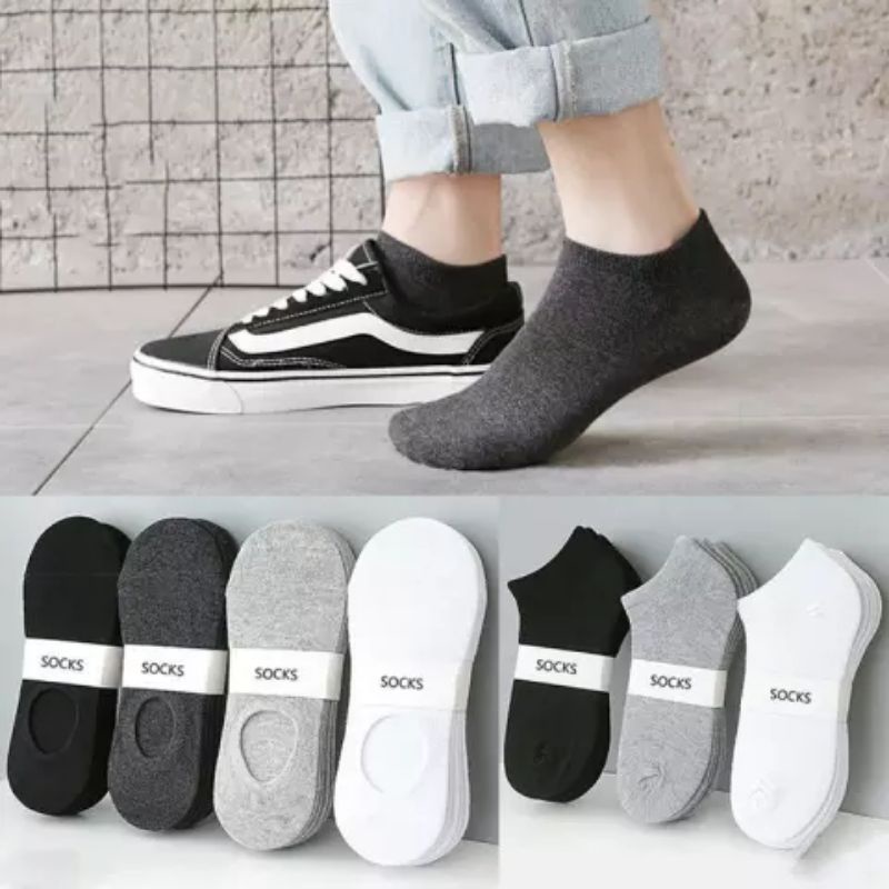 kaos kaki pendek polos / kaos kaki pendek polos mata kaki / kaos kaki pendek pria wanita