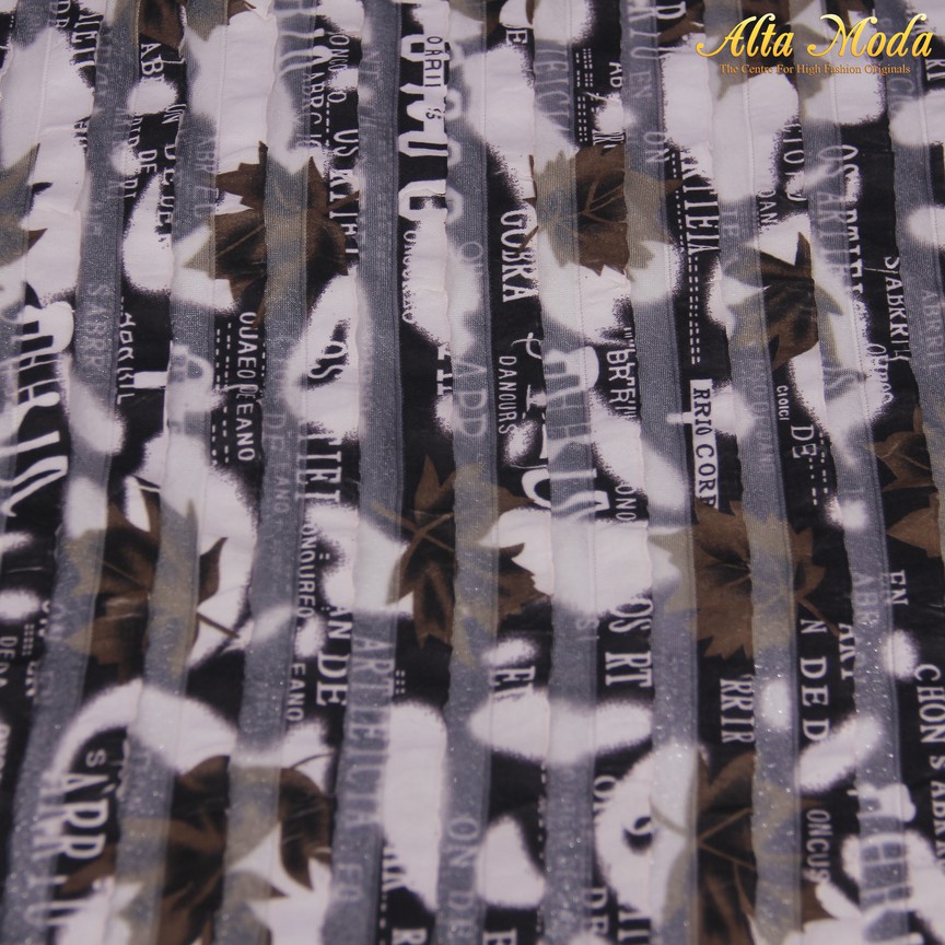 

Alta Moda Stretch Plete Motif Autumn Leaves Coklat (1M)