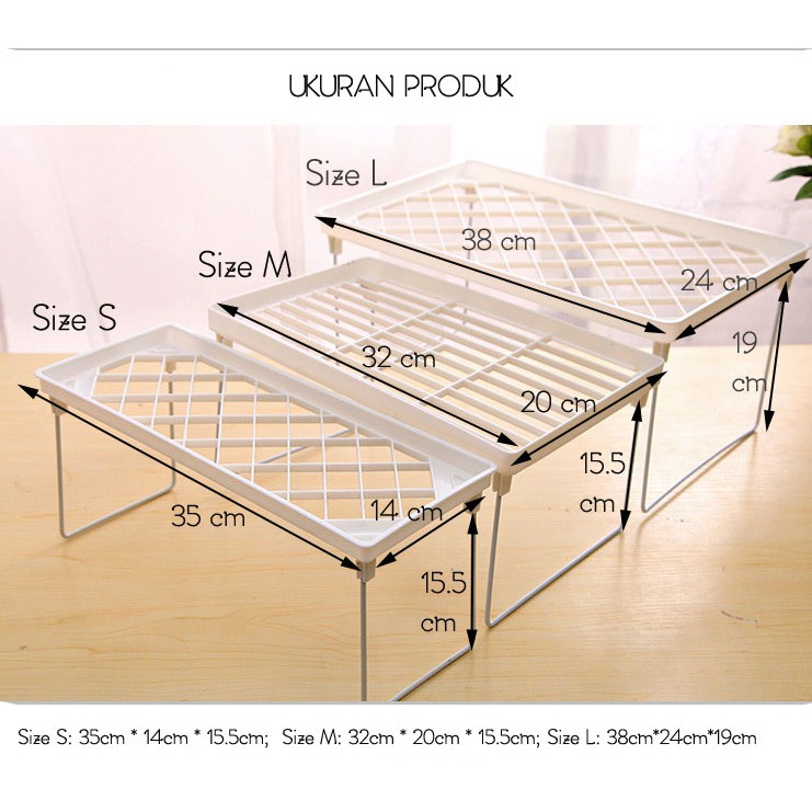 MM-119 Rak Susun Lipat Lemari Laci Dapur/Rak Bumbu Dapur / Rak Susun Serbaguna