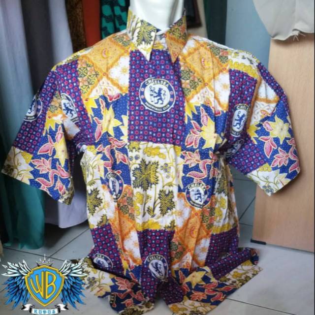 Kemeja Batik Bola Chelsea