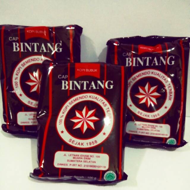 

Kopi Bubuk Murni Cap Bintang Asli Semendo Lahat Sumsel Kemasan 100 gr