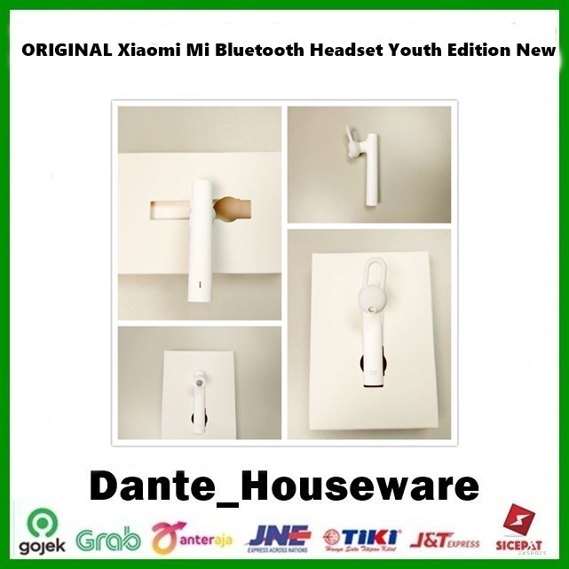 ORIGINAL Xiaomi Mi Bluetooth Headset Youth Edition New - Putih
