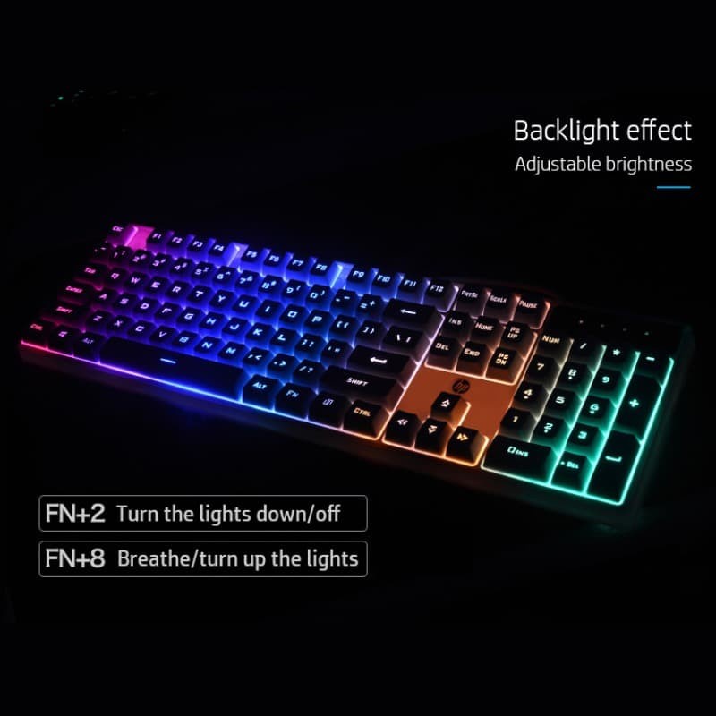 Keyboard Gaming / Gaming Keyboard HP K300 RGB Membrane Keyboard USB