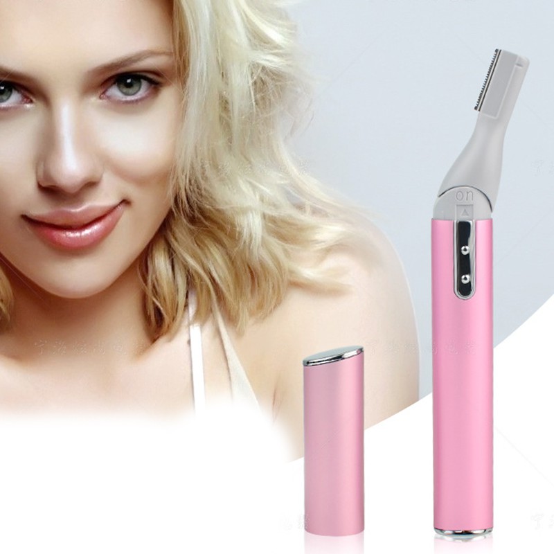 

[ READY STOCK ] 1 шт. электрический триммер для бровей водонепроницаемый Женский депилятор для