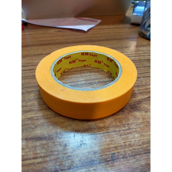 

Lakban Kertas Masking Tape Oren Lem Kertas Isolasi Kertas Lakban Untuk Pengecatan Ukuran 1" x 50 meter