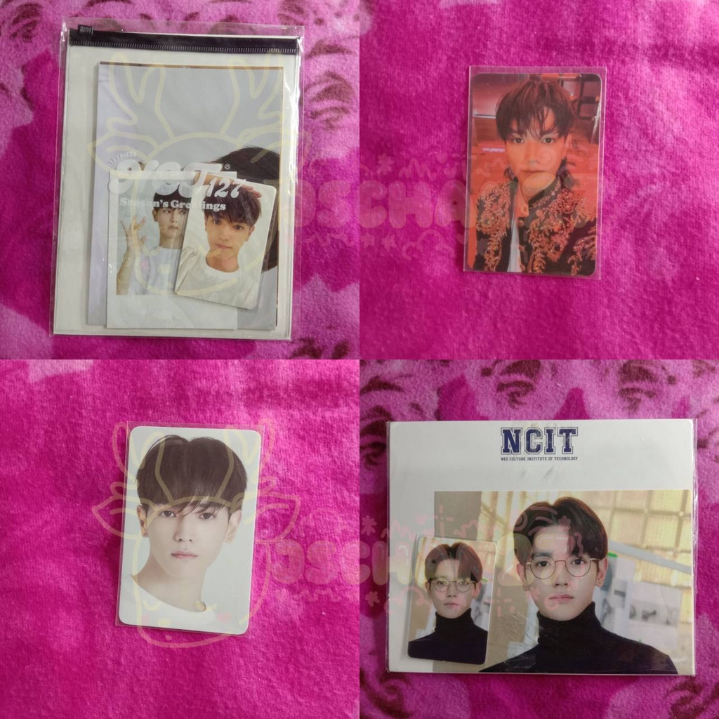 PHOTOCARD PC TAEYONG SG22 BENE KTOWN, KIHNO TRAGIC, PHOTOFRAME NCIT DAY VER, PHOTOPACK SEASON GREETI