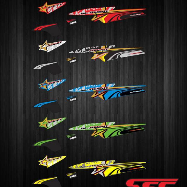 Striping Variasi Mio sporty Amore star