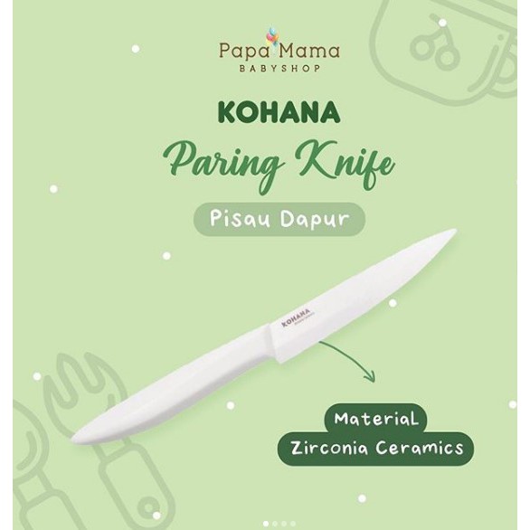 Kohana Paring Knife Pisau Dapur Pisau Ceramic