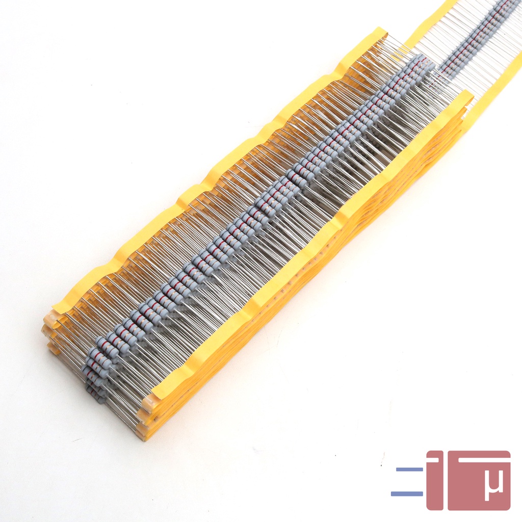 x10 Resistor 8R2 8.2 Ohm 1W Metal Oxide 5% Taiwan Kaki Tembaga