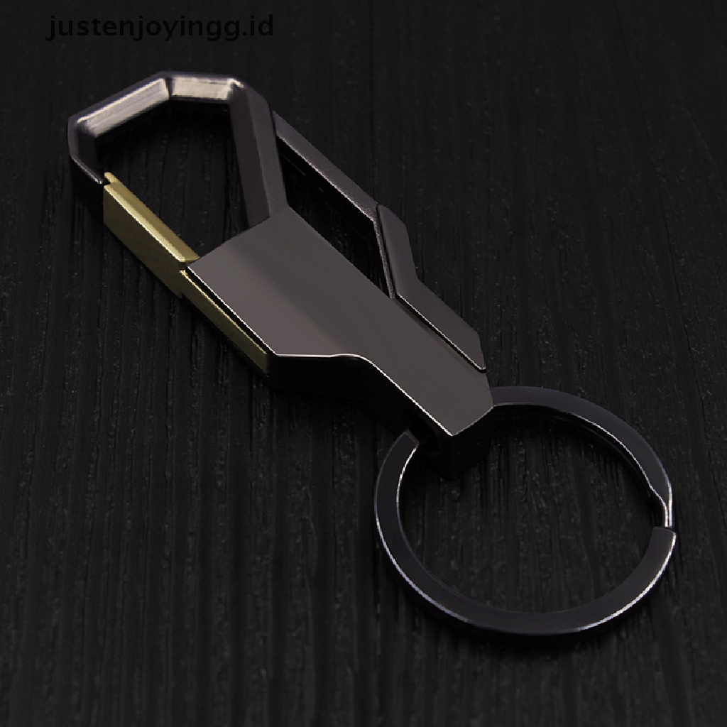 // justenjoyingg.id // NEW Mens Creative Alloy Metal Keyfob Gift Car Keyring Keychain Key Chain Ring ~