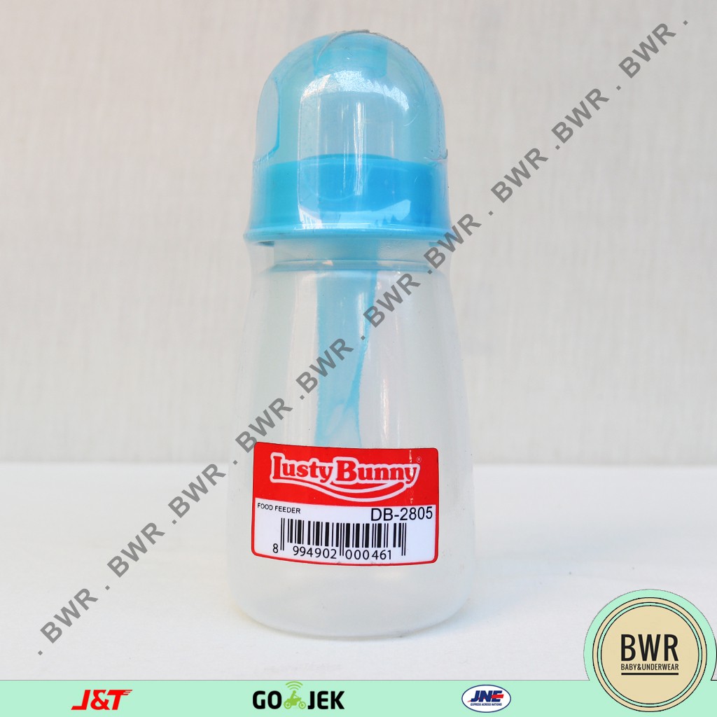 BOTOL SENDOK LUSTY BUNNY | Botol Sendok Makan Bayi 140 ml | V1 L3