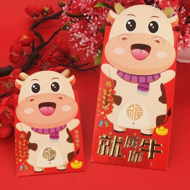 

Bagus Banget995LU 1301 Angpao kerbau Panjang 3D Ampao Imlek Murah Amplop Ampau Kebo Emas