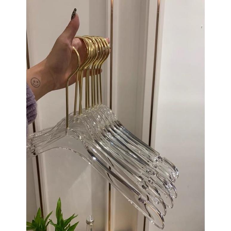 HANGER TRANSPARANT | HANGER BAJU MEWAH | HANGER GOLD | HANGER SULTHAN TERLARISS...,,,,,