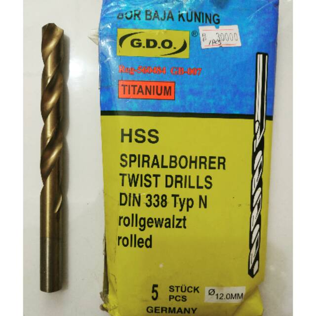Mata Bor Baja / Besi 12mm - G.D.O