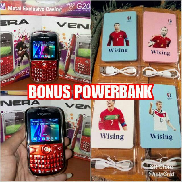 Hp Venera Ego G206 Qwerty TV Murah