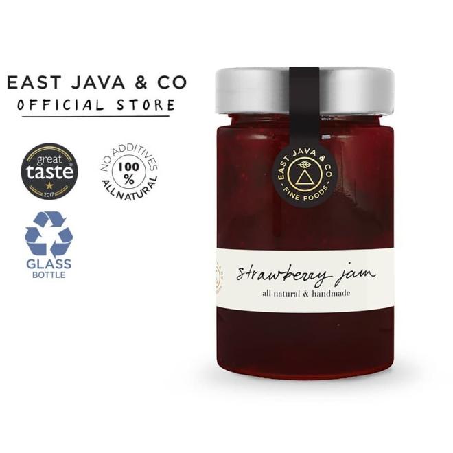 

East Java & Co Strawberry Jam - 250 G (Selai Stroberi)