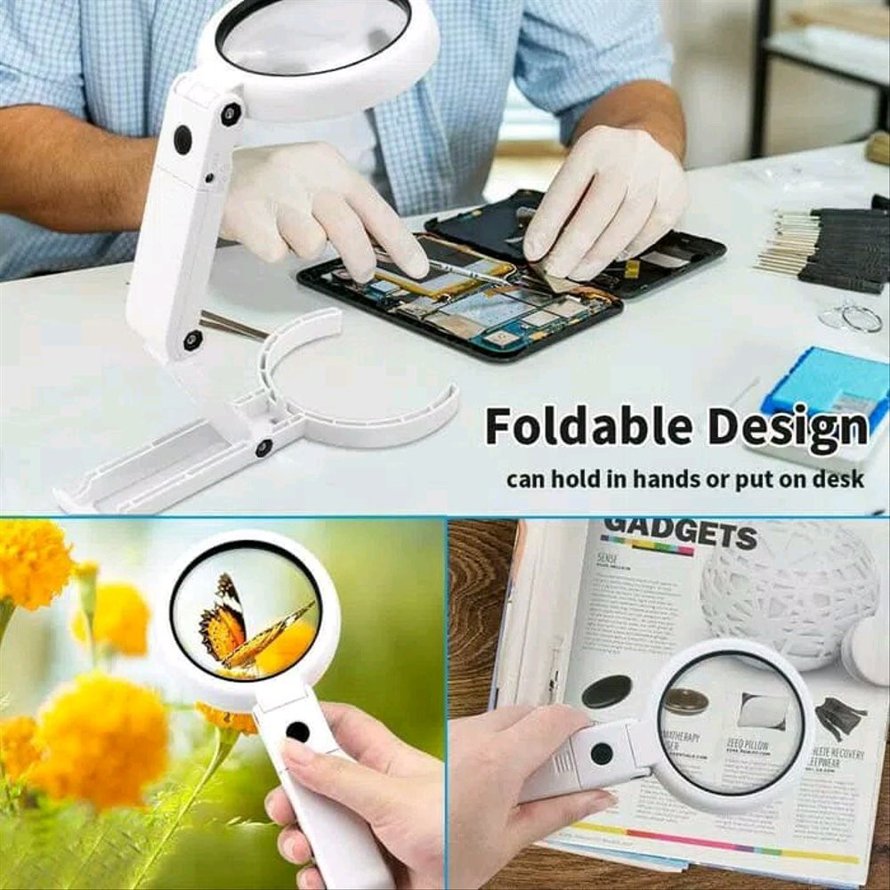 KACA PEMBESAR SERVICE - KACA PEMBESAR 8 LED - KACA PEMBESAR lop3