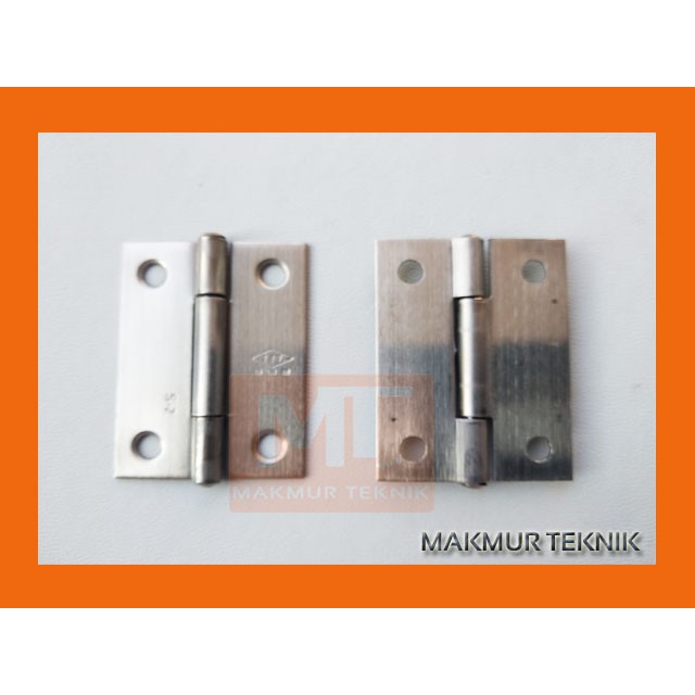 Engsel stainless steel 2 inch - Engsel Kupu Kupu - merek 777