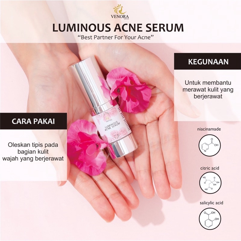 LUMINOUS ACNE SERUM VENORA SKINCARE