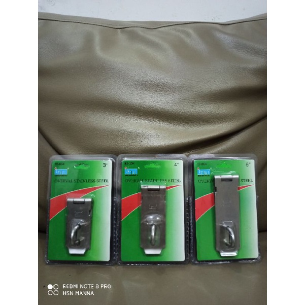 overpal tempat gembok tebal stainless stell