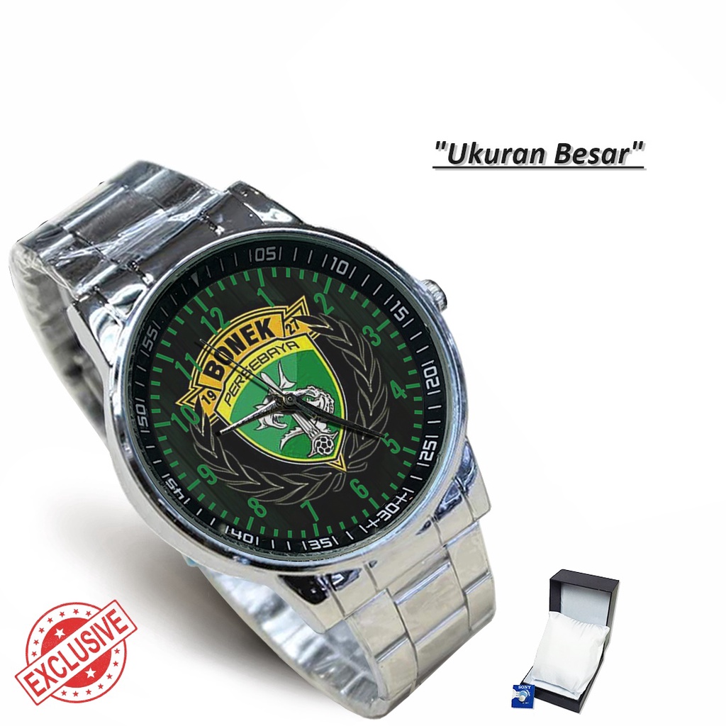 Jam Tangan Rantai Couple PERSEBAYA 1927 -3 (Awesome)