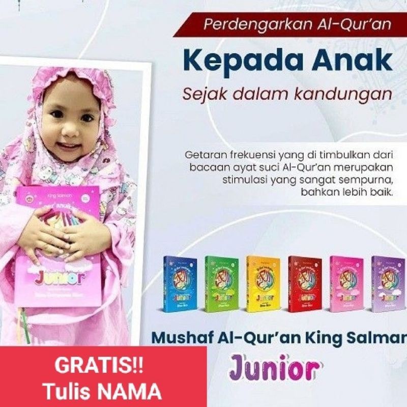 ALQURAN ANAK CUSTOM NAMA ANAK PERKATA ALQURAN PERSONAL JUNIOR ALQURAN KHUSUS