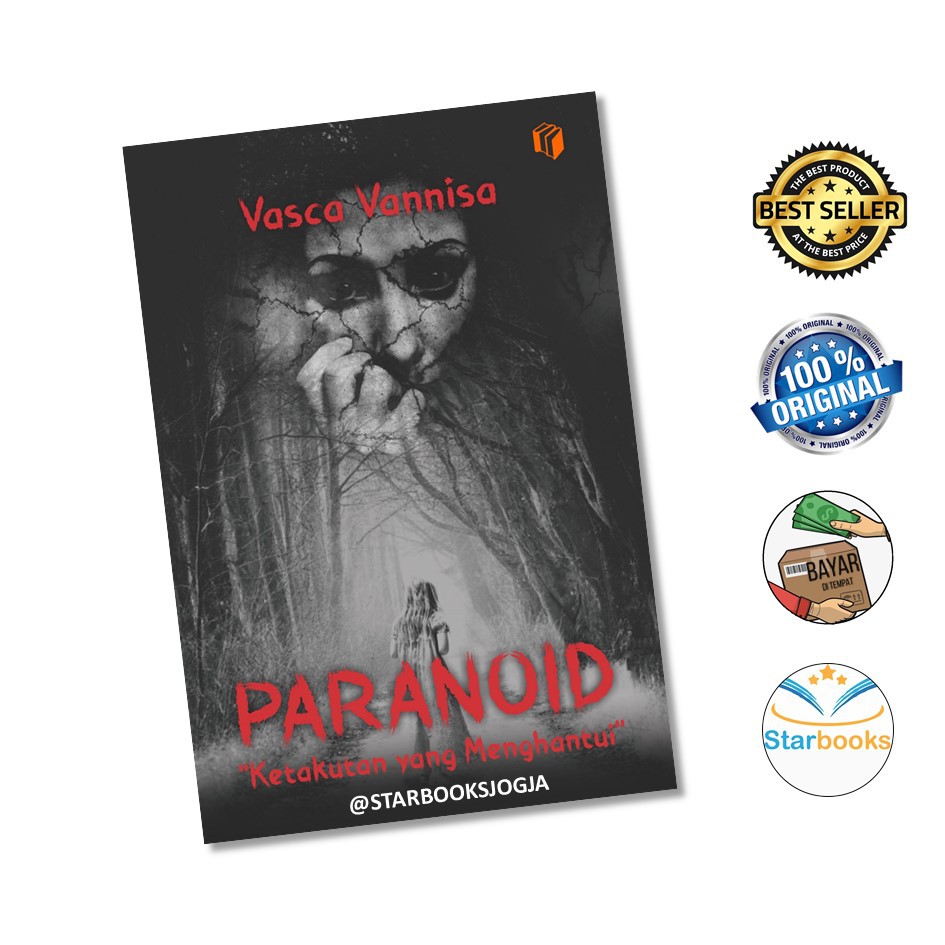 ORIGINAL NOVEL PARANOID "KETAKUTAN YG MENGHANTUI" BY VASCA VANNISA - SHIRA MEDIA