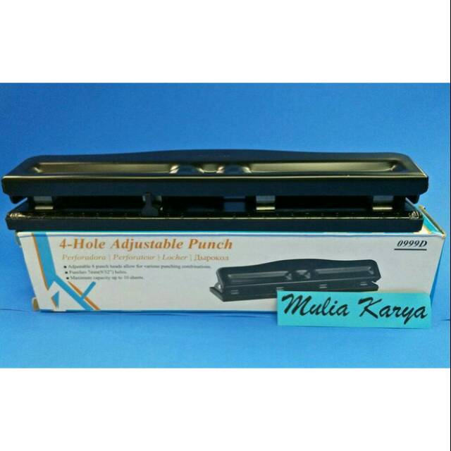 

Pembolong Kertas 4 Lubang / Punch 4 Hole
