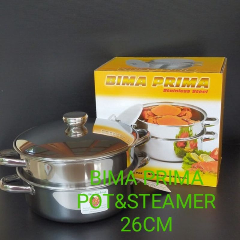 BIMA PRIMA POT STEAMER 26 CM PANCI KUKUS