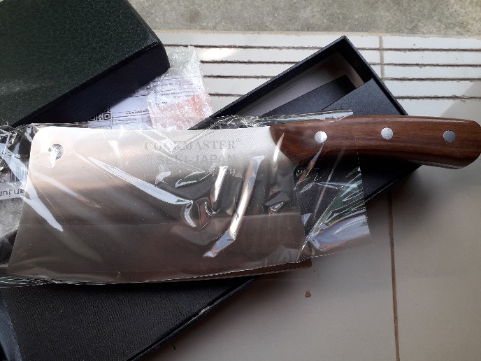 Pisau Golok Daging / Chopper Knife Stainless Steel Seki-japan Hy732002