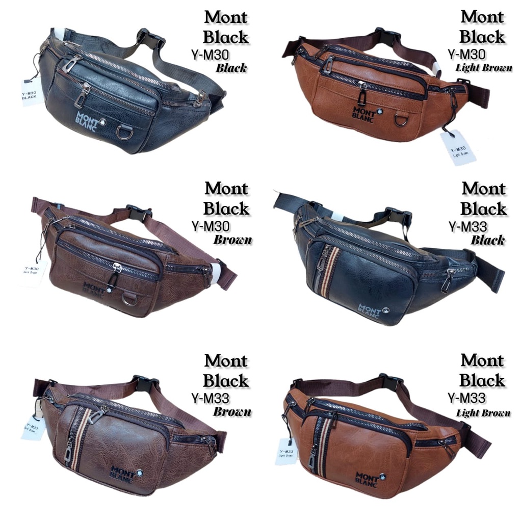 Waistbag Import Pria / Tas Pinggang Pria MB Kode Y-M