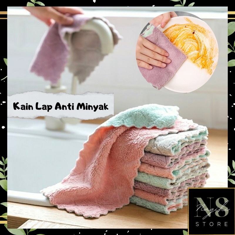 ✨NAGIHI✨ KAIN LAP DAPUR SERBAGUNA SERAP AIR / KAIN LAP DAPUR MICROFIVER