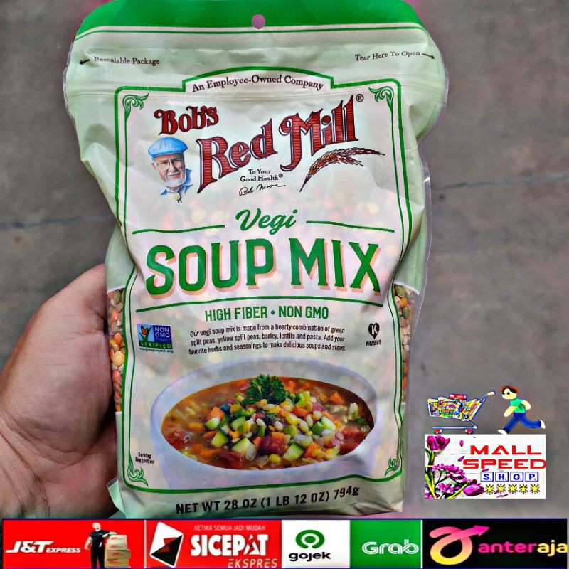 

Bob's Red Mill Vegi Soup Mix 793 gr- Bobs Red Mill Vegi Soup Mix - BRM