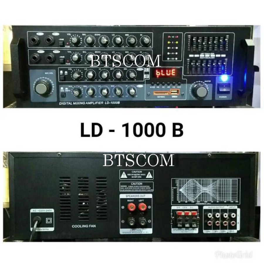 Amplifier Karaoke LAD LD 1000B Bluetooth