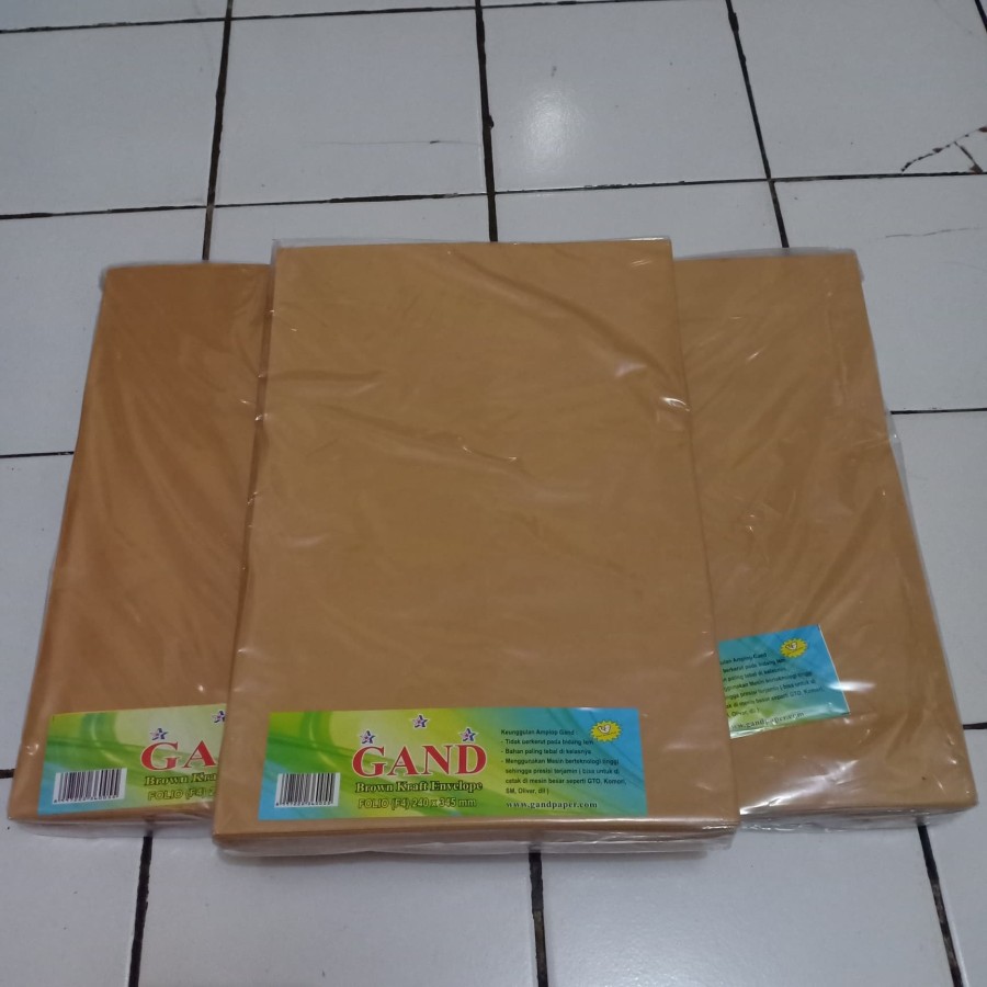 

AMPLOP COKLAT Kantor Samson Craft Paper Art ECER harga per lembar