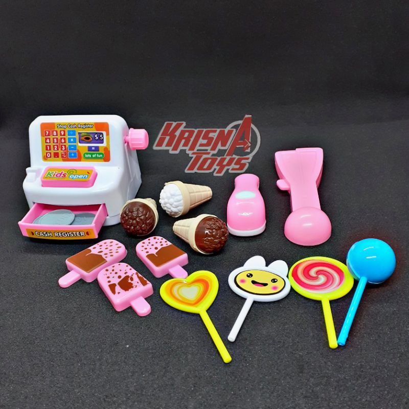 MAINAN ANAK KASIR ES KRIM/KITCHEN SET/CASIER ICE CREAM SET