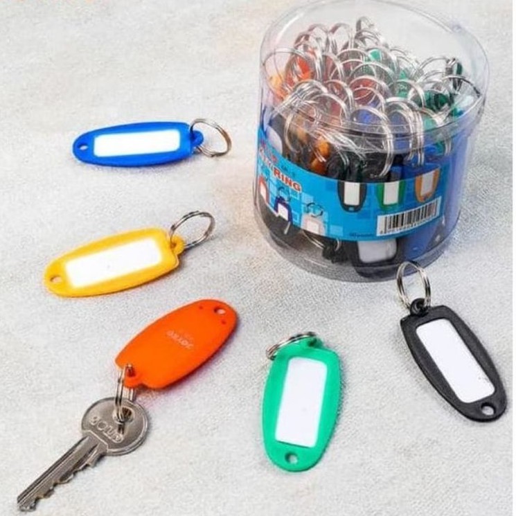 

Gantungan Label Nama Kunci / Key ring / Label Name Tag Kunci 1pcs