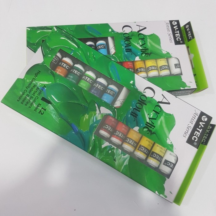 

Cat Acrylic Set V Tec 6ml Isi 12pcs Kualitas Bagus