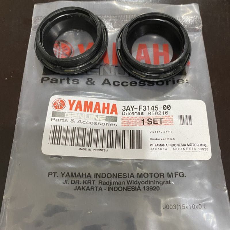 Seal Sil Tutup Abu Shock Depan Yamaha Mio Jupiter Z MX Soul GT Mio GT Soul Karbu Sepasang 2pc (3AY)