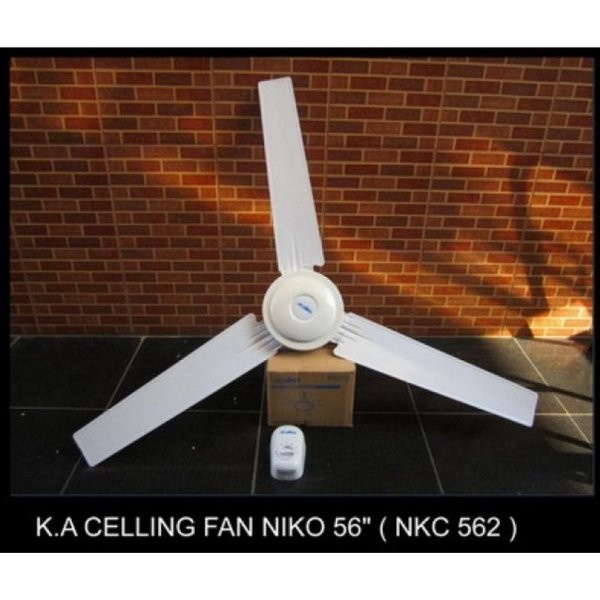 Niko NKC-562 Ceiling Fan Kipas Angin Listrik 3 Baling Besi 56 Inch