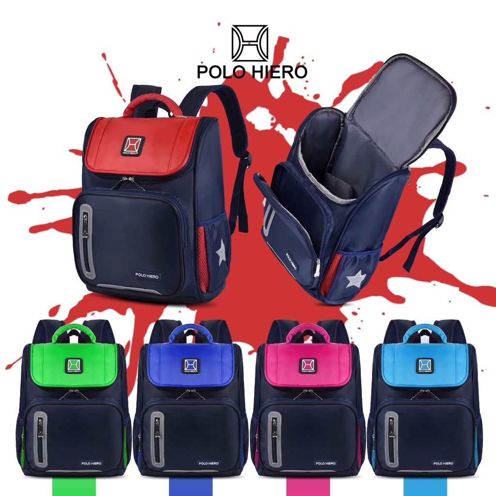 Ransel Import Tas Ransel Sekolah Fashion Double Decker 101-16&quot; Ransel Punggung Backpack Import