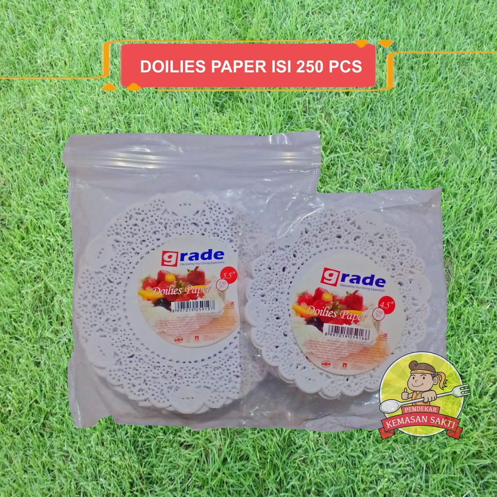 Isi 250 Paper Doyleys 11cm Paper Doilies Alas Kertas Isi 250 Paper Doyleys 11cm Paper Doilies Alas Kertas