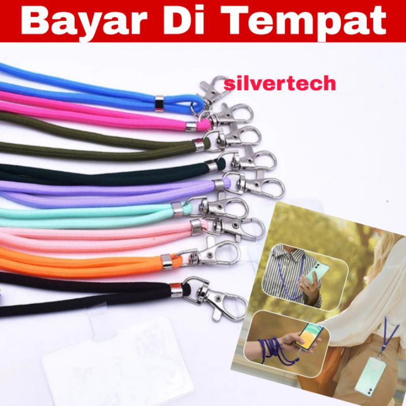 Tali Lanyard Aneka Warna untuk Kesing Hp | Tali gantungan Handphone aneka warna