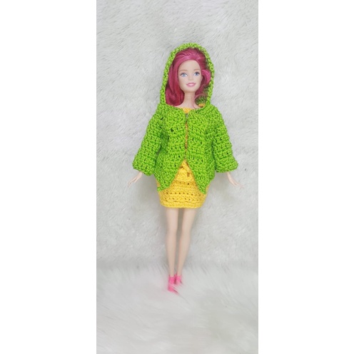 cardigan hijau barbie rajit