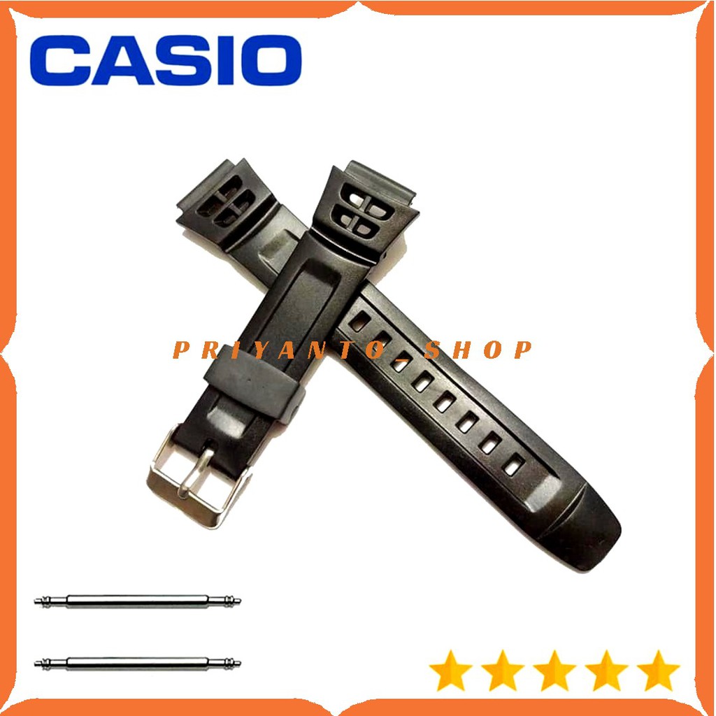 Tali Jam Tangan Casio AQ-S800 Aq S800 Free Pen Stainless