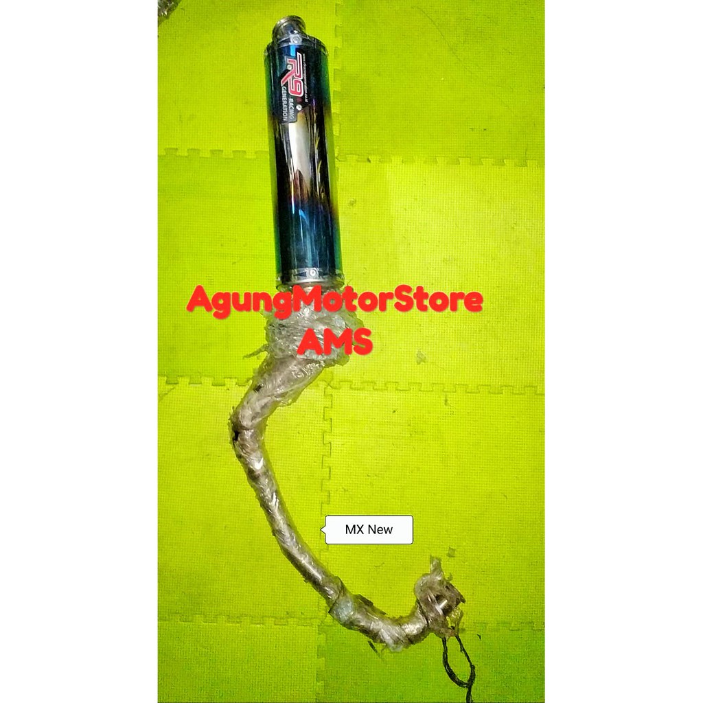 KNALPOT RACING YAMAHA MX 135 NEW merk R9 ORIGINAL