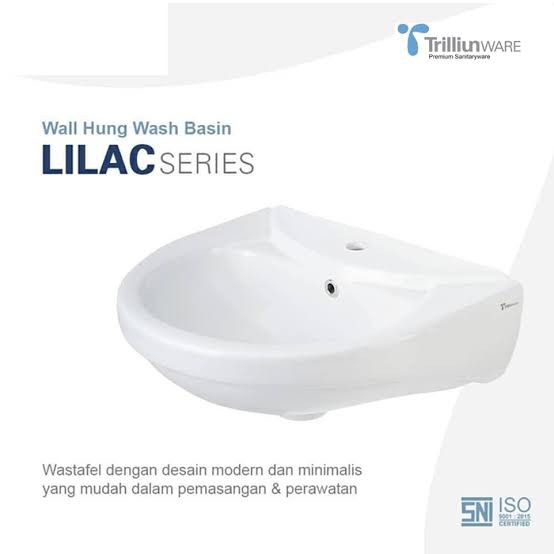 WASTAFEL / WASHTAFEL CUCI TANGAN TRILLIUN WARE LILAC SERIES ORIGINAL