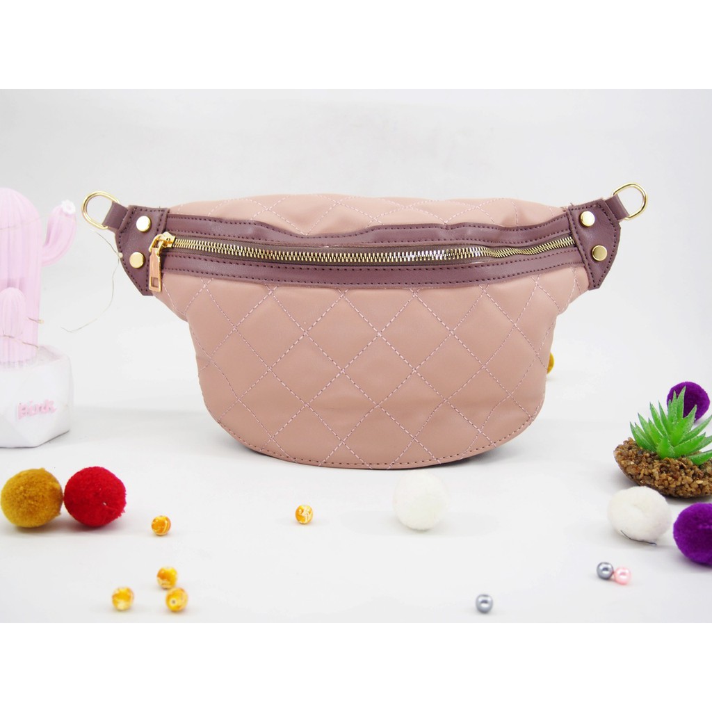 [Hot] #A141 Waist bag wanita Tas bahu cewe populer sangat ngetrend Import kualias premium