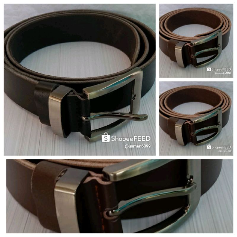 sabuk kulit sapi asli