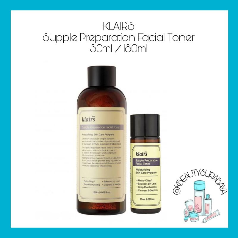 (BPOM) KLAIRS Supple Preparation Facial Toner